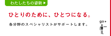 各分野のスペシャリスト